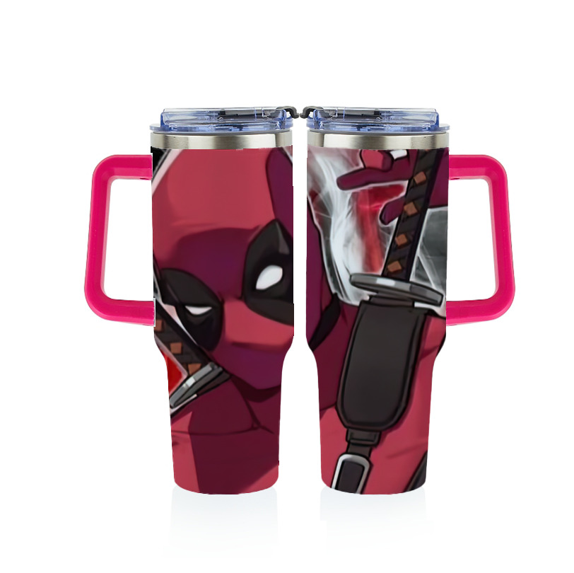 （画像用） Deadpool デッドプール 1200ｍLフルプリント車用タンブラー